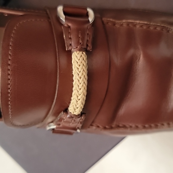 Men's PRADA Brown Almond Toe Rope Accent - Picture 10 of 11